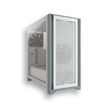 CORSAIR 4000D BLANCA AIRFLOW + 2 FANS SENCILLOS