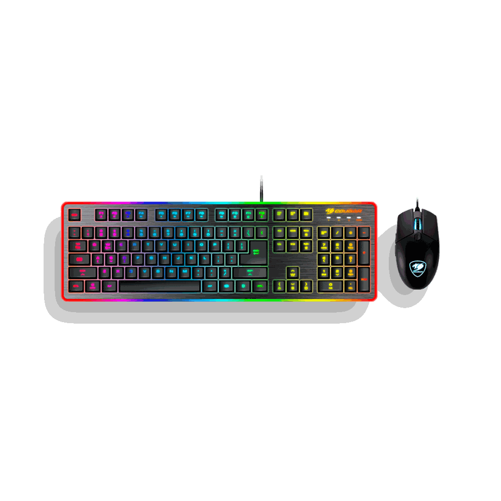 21061 TECLADO+MOUSE COUGAR DEATHFIRE EX RGB - Imagen 1