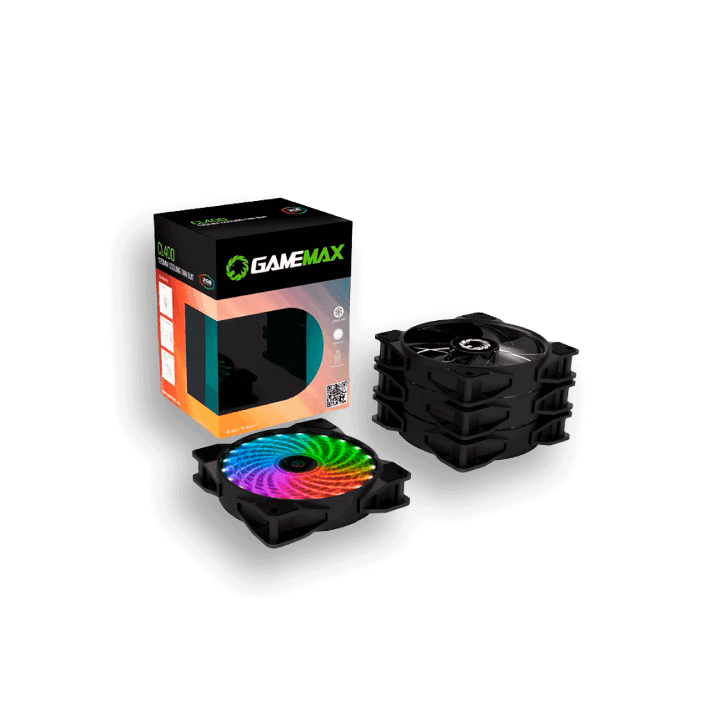 26043 GAMEMAX RGB+CONTROL CL400 X4 - Imagen 1