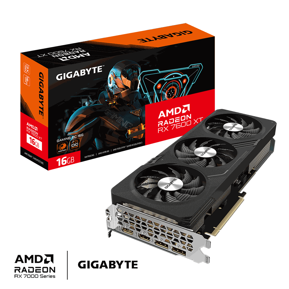 Radeon™-RX-7600-XT-GAMING-OC-16G-09 RADEON GIGABYTE RX 7600XT GAMING OC 16G - Imagen 1
