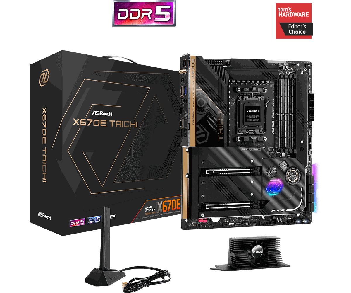 X670E-TaichiL1 ASROCK X670E Taichí - Imagen 1