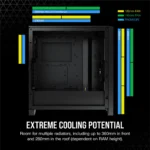 CORSAIR 4000D NEGRA AIRFLOW + 2 FANS SENCILLOS - Imagen 5